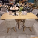 Stół rozkładany NYON Henders & Hazel 200-280x100 cm, fornir dębowy, kolor natural sand Stół rozkładany NYON Henders & Hazel 200-280x100 cm, fornir dębowy, kolor natural sand