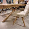 Stół rozkładany NYON Henders & Hazel 200-280x100 cm, fornir dębowy, kolor natural sand Stół rozkładany NYON Henders & Hazel 200-280x100 cm, fornir dębowy, kolor natural sand