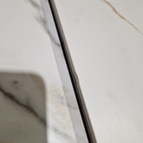 (defekt) Stół rozkładany ceramiczny PADOVA Xooon (180-240) cm, jasny, Nogi grafitowe