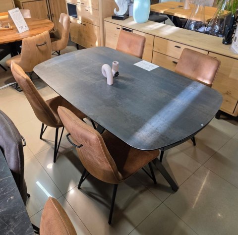 (T - od ręki DEFEKT) Stół Lazio Henders& Hazel 170 x 100 (+ 2 x 40 cm) ceramika