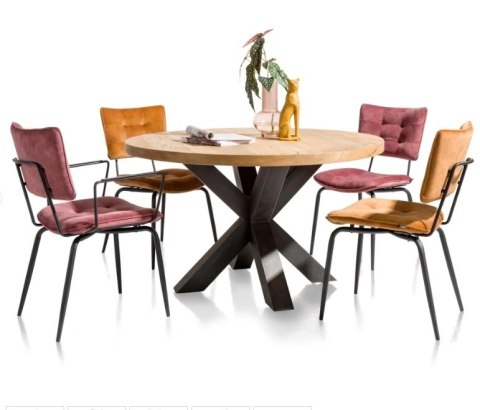 [na zamówienie] Krzesło H&H Manou antracyt/ podłokietnik