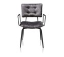 [na zamówienie] Krzesło H&H Manou antracyt/ podłokietnik