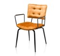 [na zamówienie] Krzesło H&H Manou ochra/ podłokietnik