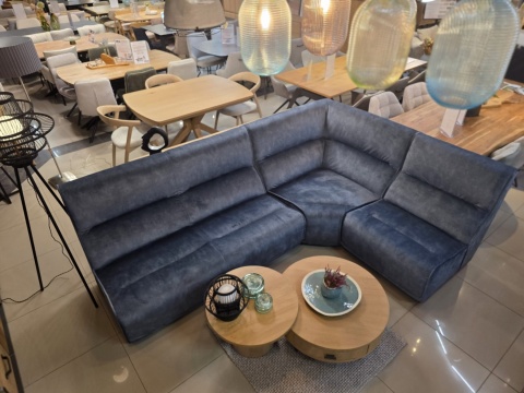 Element modułowy / sofa Dublin 2-osobowy bez podłokietników, wysokie oparcie, sprężyny kieszeniowe