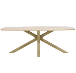(K, od ręki ) Stół Xooon Arvada 190 x 100 cm Oval lity dąb