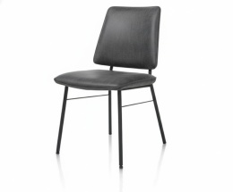 Krzesło Habufa Faas/ Fausto tkanina Rocky Antracyt