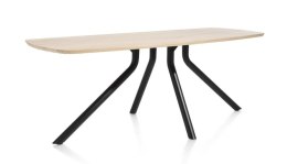 (M, #2 od ręki ) Stół Xooon Arvada 190 x 100 cm Oval lity dąb