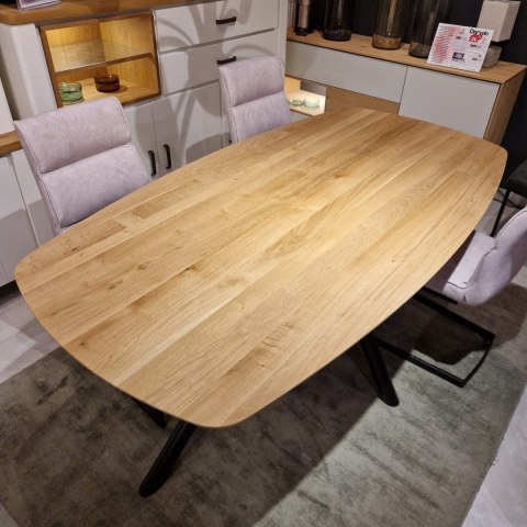 (M, #2 od ręki ) Stół Xooon Arvada 190 x 100 cm Oval lity dąb