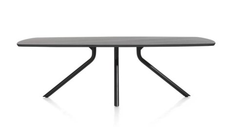 (M) Stół Xooon Arvada 250 x 110 cm Oval lity dąb onyx
