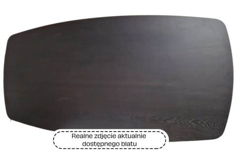(M) Stół Xooon Arvada 250 x 110 cm Oval lity dąb onyx