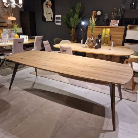 (M) Stół Xooon Arvada 250 x 110 cm Oval lity dąb