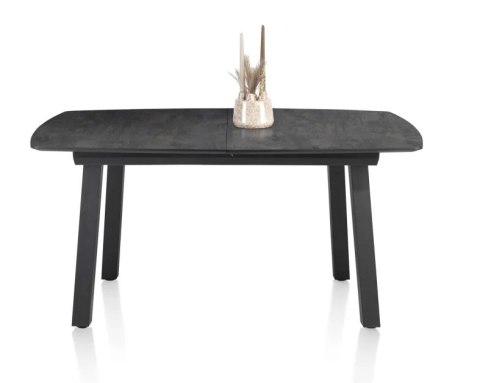 [M, od ręki defekt #2] ANTRACYT Stół rozkładany H&H Palace 190 + 60 x 110 cm 4 klasyczne nogi