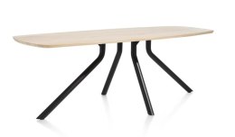 (T, od ręki) Stół Xooon Arvada 220 x 110 cm Oval lity dąb