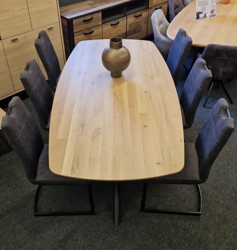 (T, od ręki) Stół Xooon Arvada 220 x 110 cm Oval lity dąb