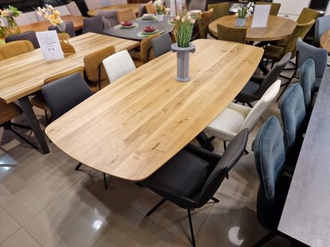 (T, od ręki) Stół Xooon Arvada 220 x 110 cm Oval lity dąb