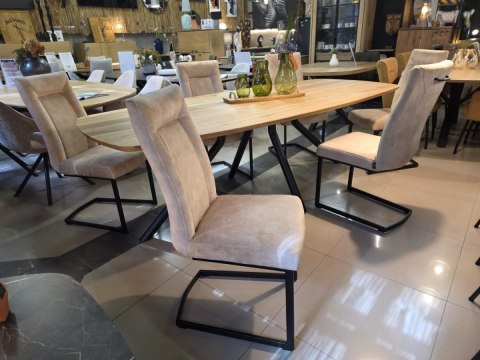 Zestaw stół Xooon Arvada 250 x 110 cm + komplet krzeseł