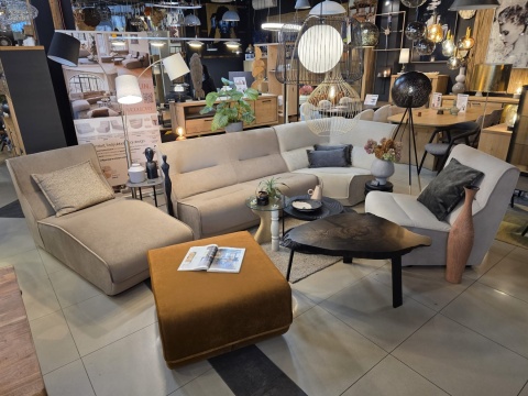 Element modułowy / sofa Dublin 2-osobowy bez podłokietników, wysokie oparcie, sprężyny kieszeniowe