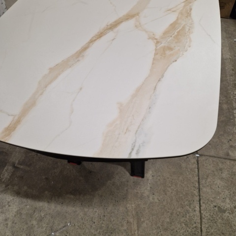 [M, DEFEKT #1] Stół rozkładany Xooon Montello 200 + 2 x 50 cm x 100 cm ceramika na szkle hartowanym