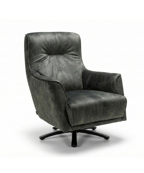 Fotel ROSKILDE, Tapicerka Welurowa TORRE (Water Blocked), Kolor Butelkowa Zieleń