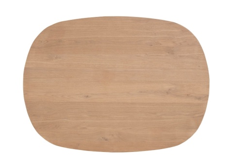 [K, od ręki] Henders & Hazel Stół Jadalniany Owalny Metalox/ Nyborg 210x110 cm, Centralna Noga Metalowa, Fornir Dąb Naturalny