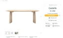 (R, od ręki) Stół Castello Henders& Hazel 210 x 120 cm