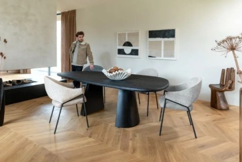 Krzesło Xooon Nolan Jasnoszare