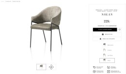 Krzesło Xooon Nolan Oliwka