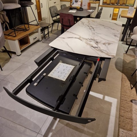 (M#3) Stół Henders& Hazel Vegas 200+ 80 x 100 cm ceramika na szkle hartowanym