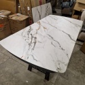 (M#3) Stół Henders& Hazel Vegas 200+ 80 x 100 cm ceramika na szkle hartowanym