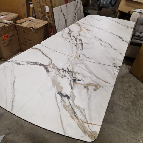 (M#3) Stół Henders& Hazel Vegas 200+ 80 x 100 cm ceramika na szkle hartowanym