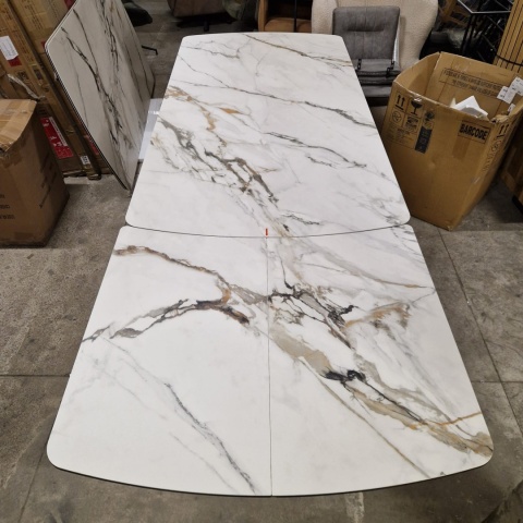 (M#3) Stół Henders& Hazel Vegas 200+ 80 x 100 cm ceramika na szkle hartowanym