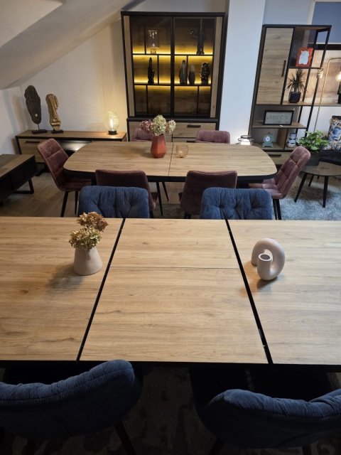 (M) Kredens/ witryna Henders& Hazel Avalon/ Avalox natural VINTAGE OAK