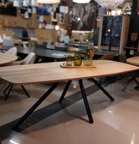 (M) Stół Xooon Arvada 250 x 110 cm Oval lity dąb