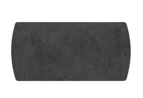 [M, od ręki DEFEKT#2] Największy stół rozkładany Pavalon 200-278x100 cm na centralnej nodze, blat Primo (HPL), kolor antracyt