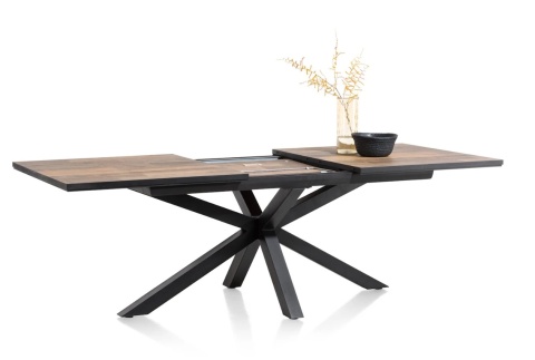 [M] Stół Rozkładany SARDINIË Happy@Home 180-240 cm Primo Laminato Driftwood Centralna Noga