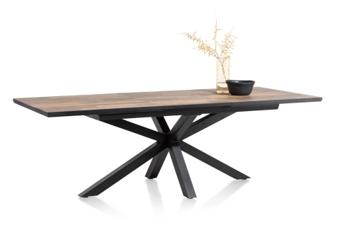 [M] Stół Rozkładany SARDINIË Happy@Home 180-240 cm Primo Laminato Driftwood Centralna Noga