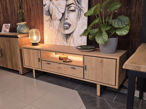 (R) Szafka RTV Shimanto 180 cm - Henders & Hazel