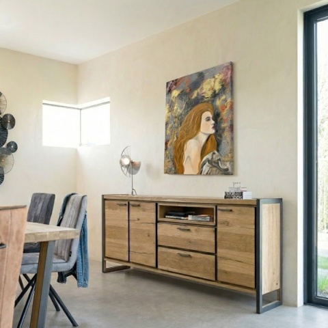 (R, od ręki) Komoda industrialna 240 cm H&H METALOX