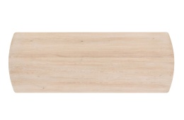 Stół do jadalni NIORA 240x100 cm, blat fornir dębowy naturalny, nogi lite drewno dębowe