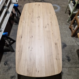 (M, od ręki) Stół Xooon Arvada 220 x 110 cm Oval lity dąb