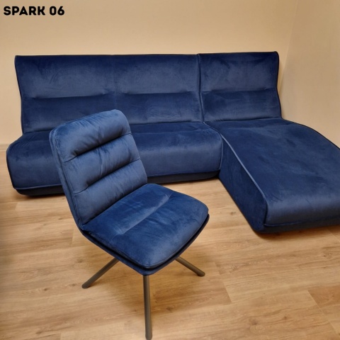 Tkanina/ materiał Obiciowa SPARK – Matowy Welur Plamoodporny (Petproof & Waterproof)