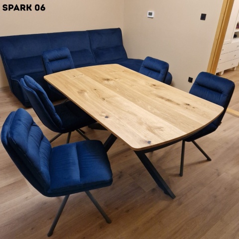 Tkanina/ materiał Obiciowa SPARK – Matowy Welur Plamoodporny (Petproof & Waterproof)