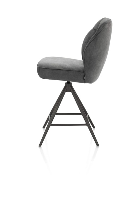 [na zamówienie] Hoker Obrotowy Bell 68 cm – Antracytowa Mikrofibra, Sprężyny Kieszeniowe