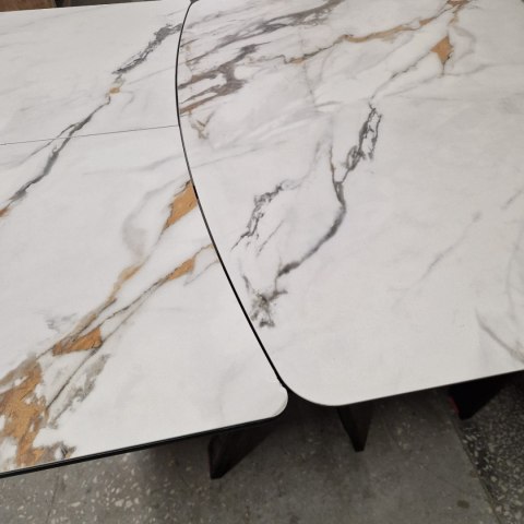 [M, Defekt #2] Stół Henders& Hazel Vegas 170+ 60 x 100 cm ceramika na szkle hartowanym