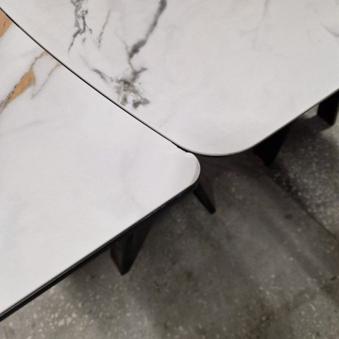 [M, Defekt #2] Stół Henders& Hazel Vegas 170+ 60 x 100 cm ceramika na szkle hartowanym