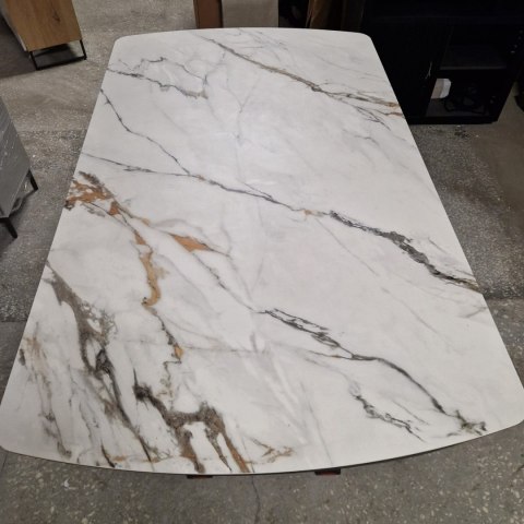 [M, Defekt #2] Stół Henders& Hazel Vegas 170+ 60 x 100 cm ceramika na szkle hartowanym