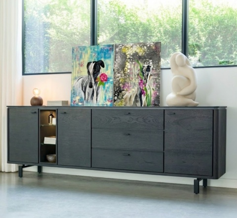 [M, defekt] Komoda 240 cm H&H Livada Onyx