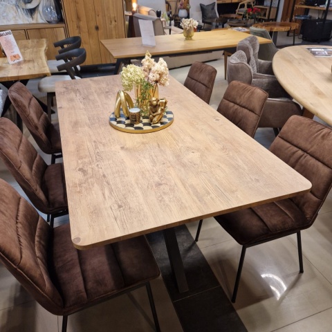 [R, od ręki] Stół Rozkładany Perth 200-280 cm – Barnwood Primo Laminato | Happy@Home