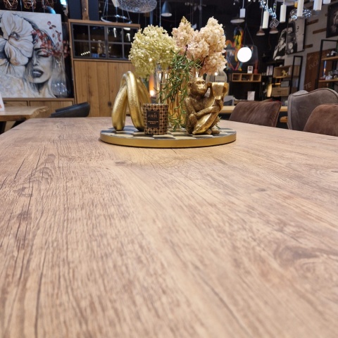 [R, od ręki] Stół Rozkładany Perth 200-280 cm – Barnwood Primo Laminato | Happy@Home