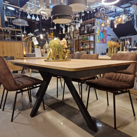 [R, od ręki] Stół Rozkładany Perth 200-280 cm – Barnwood Primo Laminato | Happy@Home